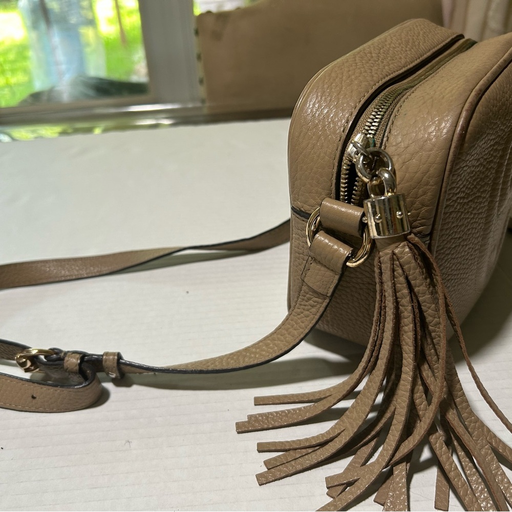 Gucci Beige Leather Crossbody Bag - Picture 4 of 15